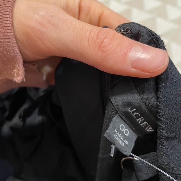 J crew fitted crepe bustier dress black - Picture 4 of 6